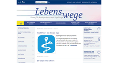 Desktop Screenshot of lebenswege-forum.de