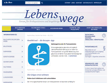 Tablet Screenshot of lebenswege-forum.de